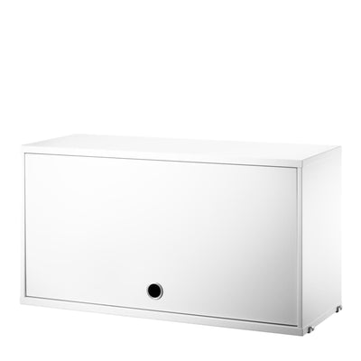 String Skříňka Cabinet with Flip Door, White - DESIGNSPOT