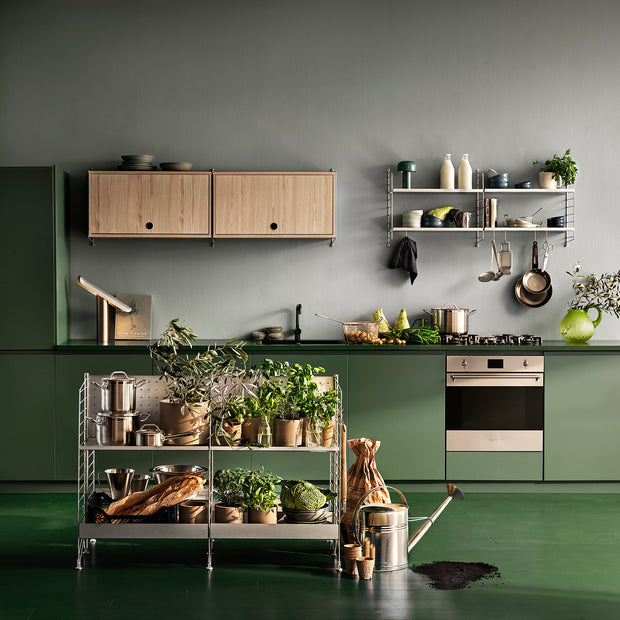 String Skříňka Cabinet with Flip Door, Grey - DESIGNSPOT