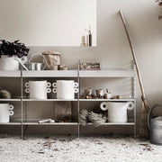 String Podlahový panel 85 x 30 cm, Galvanized - DESIGNSPOT