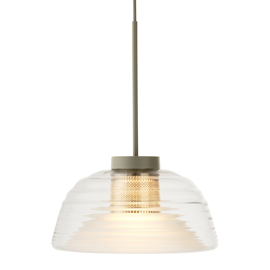 Závěsná lampa Two-Layer, Olive
