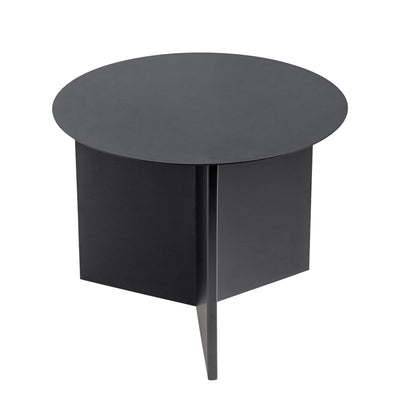 Hay Stolek Slit Table, Round Black - DESIGNSPOT