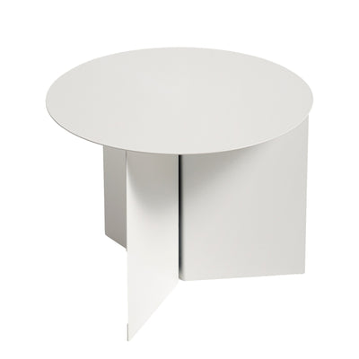 Hay Stolek Slit Table, Round White - DESIGNSPOT