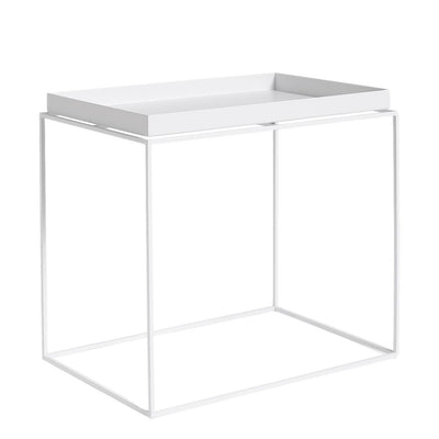 Hay Stolek Tray Table L, White - DESIGNSPOT