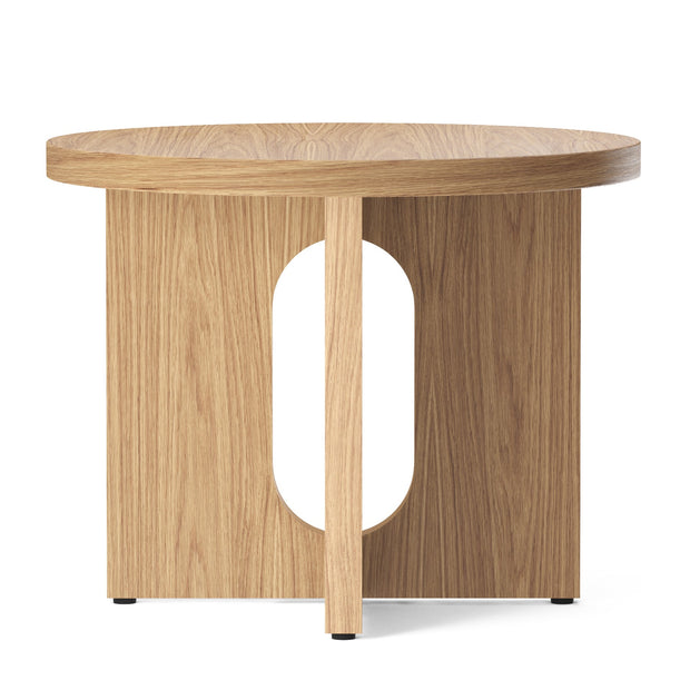 Audo Copenhagen Odkládací stolek Androgyne Ø50, Natural Oak - DESIGNSPOT