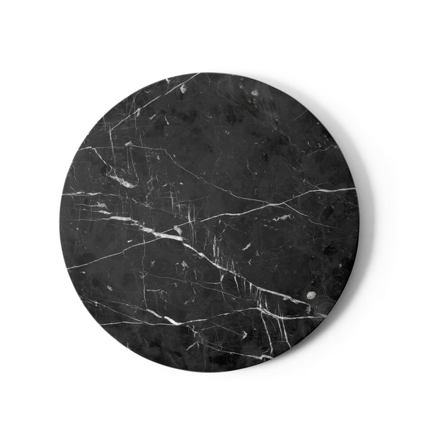 Audo Copenhagen Mramorová deska stolku Androgyne, Black Marble - DESIGNSPOT
