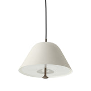 Audo Copenhagen Závěsná lampa Levitate 28, Grey / Bronzed Brass - DESIGNSPOT