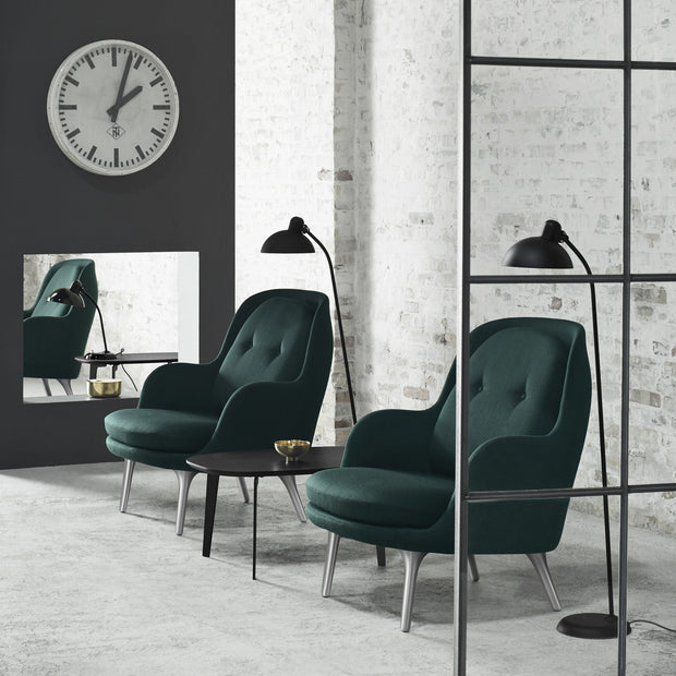 Fritz Hansen Stojací lampa Kaiser Idell, Matt Black - DESIGNSPOT