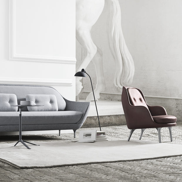 Fritz Hansen Stojací lampa Kaiser Idell, Matt Black - DESIGNSPOT