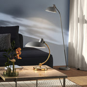 Fritz Hansen Stojací lampa Kaiser Idell, Easy Grey - DESIGNSPOT