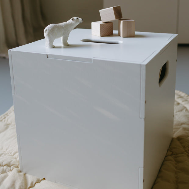 Nofred Úložný box Cube, White - DESIGNSPOT