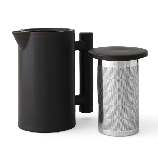Audo Copenhagen Konvice Yana Brewing Pot, 1 l, Dark - DESIGNSPOT