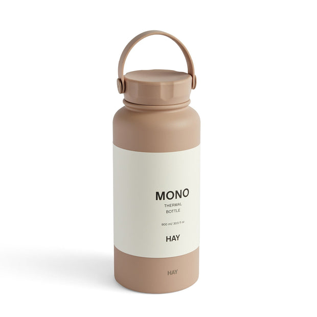 Hay Termolahev Mono Thermal Bottle 0,9 l, Cappuccino - DESIGNSPOT