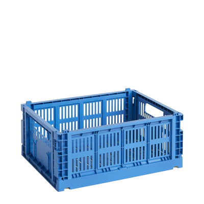 Hay Úložný box Colour Crate M, Electric Blue - DESIGNSPOT