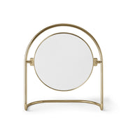 Audo Copenhagen Stolní zrcadlo Nimbus, Polished Brass - DESIGNSPOT