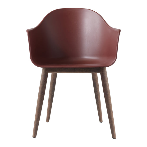 Audo Copenhagen Židle Harbour Chair, Dark Oak / Burned Red - DESIGNSPOT