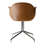 Audo Copenhagen Židle Harbour Swivel Chair, Chrome / Dakar 250 - DESIGNSPOT