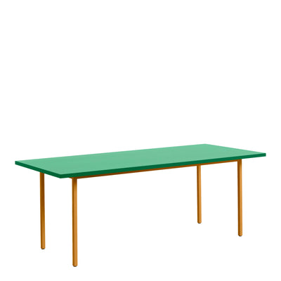 Hay Stůl Two-Colour 200, Ochre / Green Mint - DESIGNSPOT