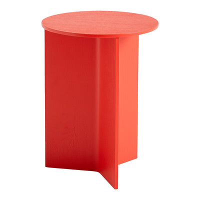 Hay Stolek Slit Table Wood, High Candy Red - DESIGNSPOT