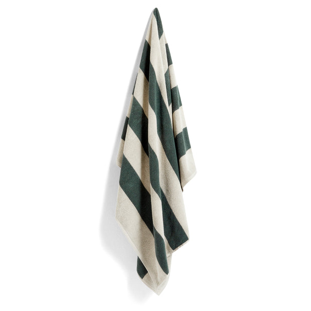Hay Osuška Frotté Stripe, Dark Green - DESIGNSPOT
