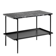 Hay Rebar Side Table, 75x44, Black Marble - DESIGNSPOT