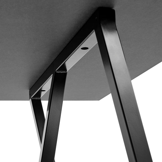 Hay Podnoží stolu Loop Stand High 2ks, Black - DESIGNSPOT