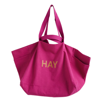 Hay Látková taška Weekend Bag, Fuchsia - DESIGNSPOT