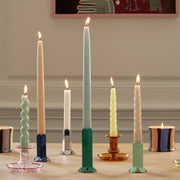 Hay Sada svíček Candle L, 6ks, Mint + Grey + Green - DESIGNSPOT