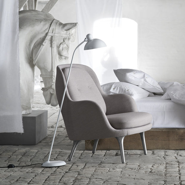 Fritz Hansen Stojací lampa Kaiser Idell, Olive Green - DESIGNSPOT