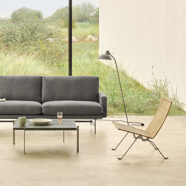 Fritz Hansen Stojací lampa Kaiser Idell, Easy Grey - DESIGNSPOT
