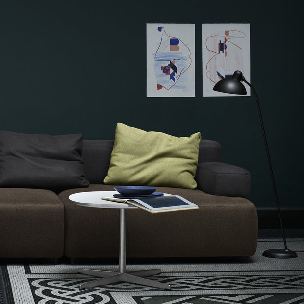 Fritz Hansen Stojací lampa Kaiser Idell, Matt Black - DESIGNSPOT