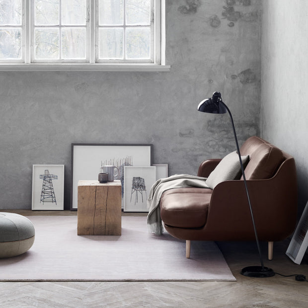 Fritz Hansen Stojací lampa Kaiser Idell, Black - DESIGNSPOT