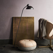 Fritz Hansen Stojací lampa Kaiser Idell, Matt Black - DESIGNSPOT