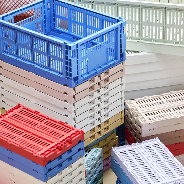 HAY Úložný box Colour Crate M, Off White - DESIGNSPOT