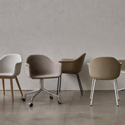 Audo Copenhagen Židle Harbour Swivel Chair, Black - DESIGNSPOT