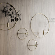 Audo Copenhagen Nástěnný svícen POV Oval, Brass - DESIGNSPOT