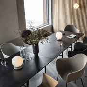 Audo Copenhagen Jídelní stůl Snaregade Rectangular, Black Oak - DESIGNSPOT