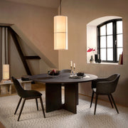Audo Copenhagen Jídelní stůl Androgyne 150, Dark Stained Oak - DESIGNSPOT