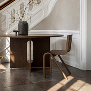 Audo Copenhagen Židle Ready Chair, Red Stained Oak - DESIGNSPOT