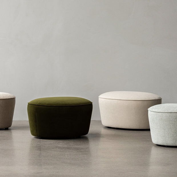 Audo Copenhagen Pouf Cairn Oval, Champion 035 - DESIGNSPOT