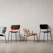 Audo Copenhagen Křeslo Co Lounge Chair, Black / Dark Oak / Maple 222 - DESIGNSPOT