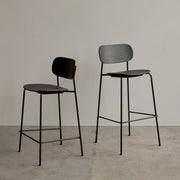 Audo Copenhagen Barová židle Co Bar Chair, Dark Stained Oak - DESIGNSPOT