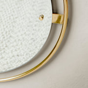 Audo Copenhagen Nástěnné zrcadlo Nimbus Ø60, Polished Brass - DESIGNSPOT