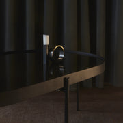 Audo Copenhagen Konferenční stolek Nono Table L, Dark Green - DESIGNSPOT
