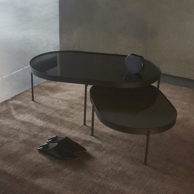 Audo Copenhagen Konferenční stolek Nono Table L, Dark Green - DESIGNSPOT