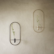 Audo Copenhagen Nástěnný svícen POV Oval, Brass - DESIGNSPOT
