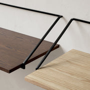 Audo Copenhagen Nástěnný stůl Rail Desk, Dark Oak - DESIGNSPOT