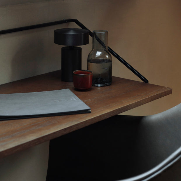 Audo Copenhagen Nástěnný stůl Rail Desk, Dark Oak - DESIGNSPOT