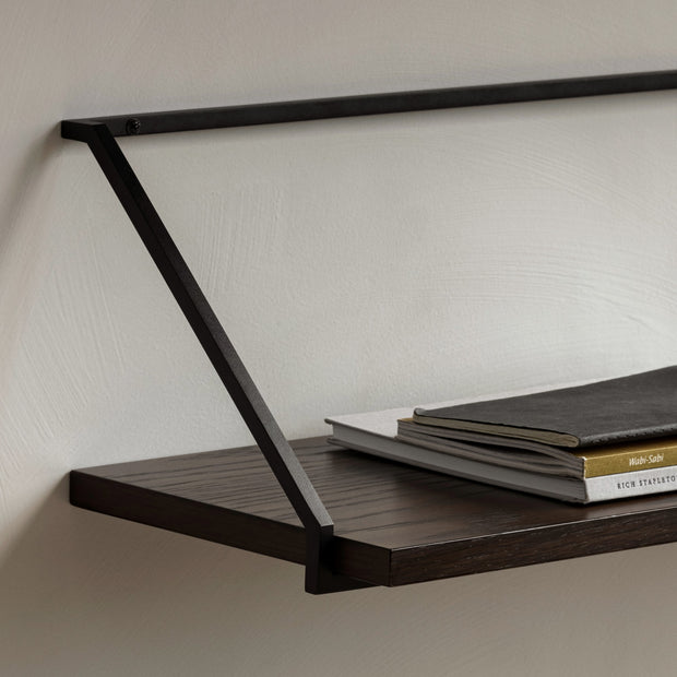 Audo Copenhagen Police Rail Shelf, Dark Oak - DESIGNSPOT