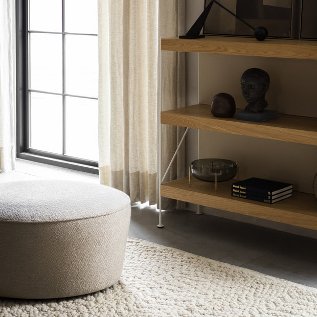 Audo Copenhagen Pouf Cairn, Bouclé 02 - DESIGNSPOT