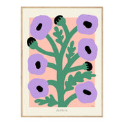 The Poster Club Plakát Purple Poppies, Madelen Möllard - DESIGNSPOT